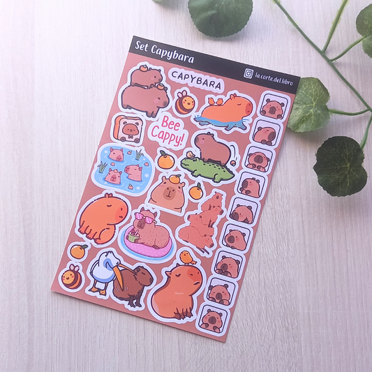 STICKERS CAPIBARA