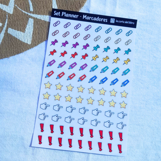 STICKERS PLANNER MARCADORES