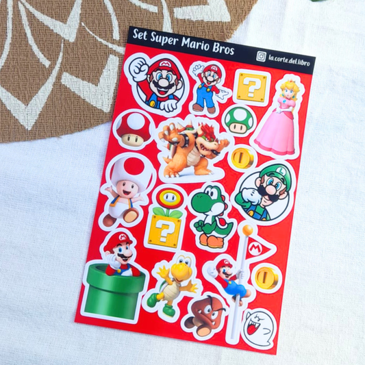 STICKERS SUPER MARIO BROS