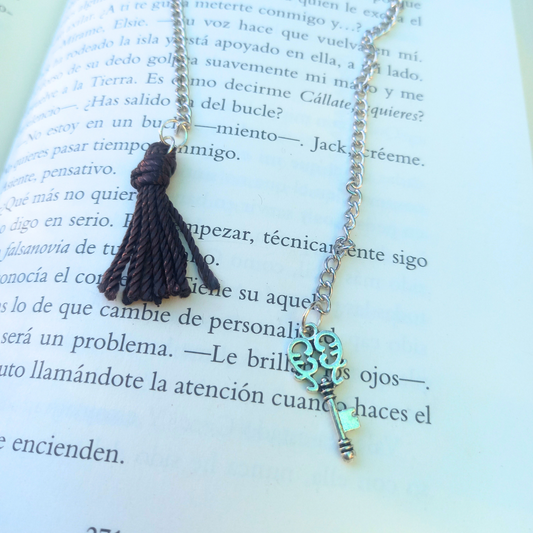 MARCAPÁGINAS CADENA LLAVE