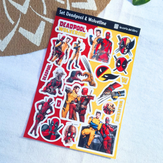 STICKERS DEADPOOL & WOLVERINE