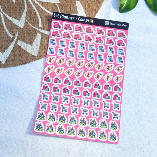 STICKERS PLANNER COMPRAS