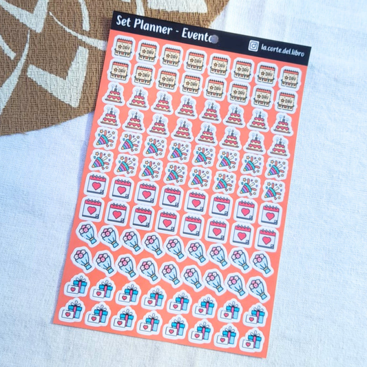 STICKERS PLANNER EVENTO