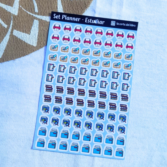 STICKERS PLANNER ESTUDIAR