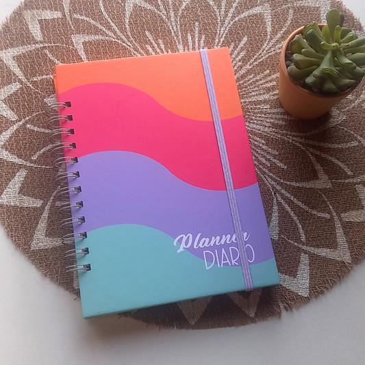 PLANNER DIARIO ONDAS