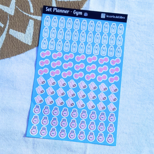 STICKERS PLANNER GYM
