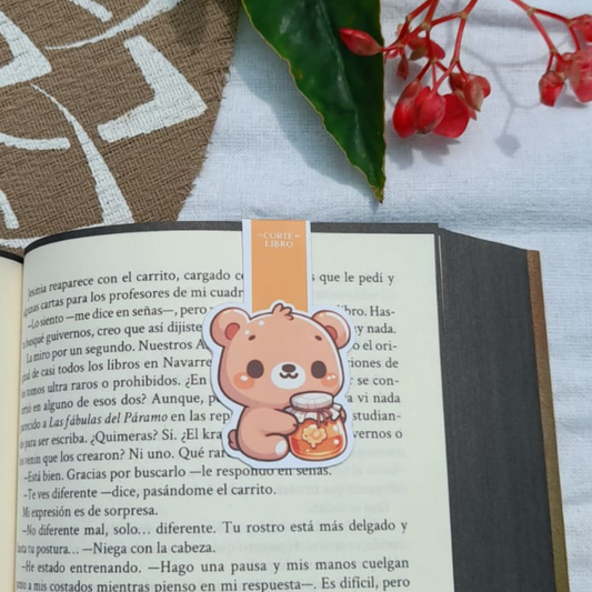 MARCAPÁGINAS OSO MIEL