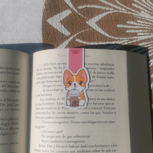 MARCAPÁGINAS PERRITO CORGI