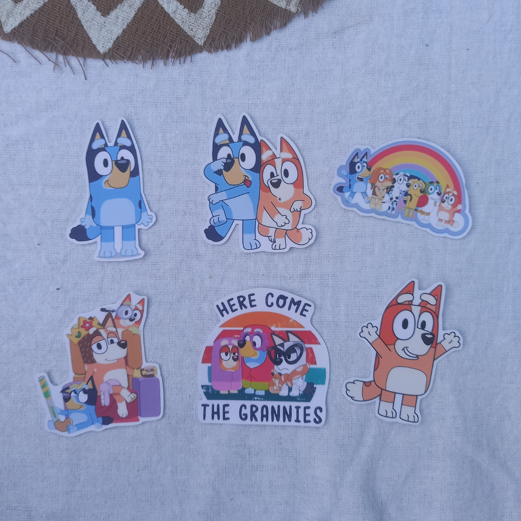SET STICKERS BLUEY