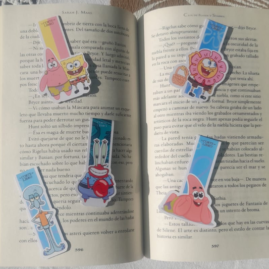 MARCAPÁGINAS BOB ESPONJA