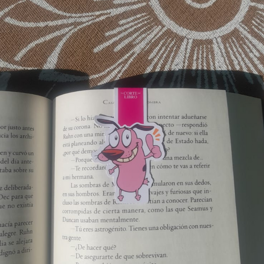 MARCAPÁGINAS CORAJE EL PERRO COBARDE