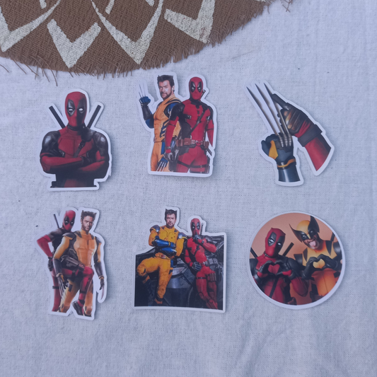 SET STICKERS DEADPOOL