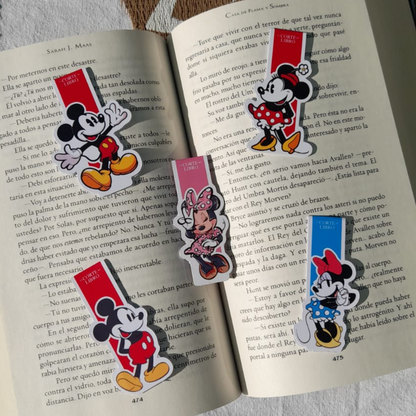 MARCAPÁGINAS MICKEY Y MINNIE