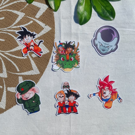 SET STICKERS DRAGON BALL