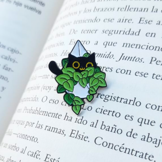 PIN GATO NEGRO PLANTAS