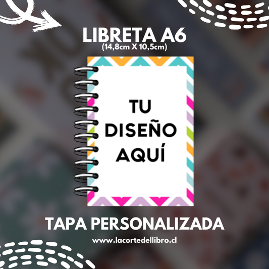 LIBRETA PERSONALIZADA A6