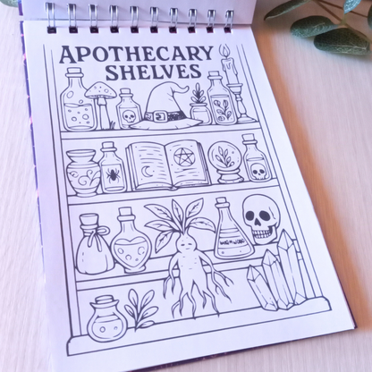 LIBRO PARA COLOREAR MÍSTICO