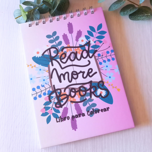 LIBRO PARA COLOREAR READ MORE BOOKS