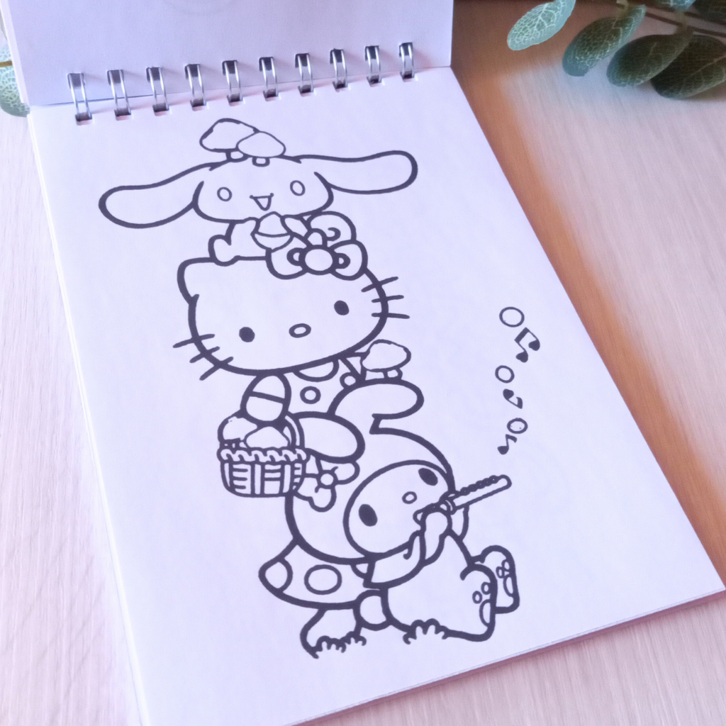 LIBRO PARA COLOREAR SANRIO