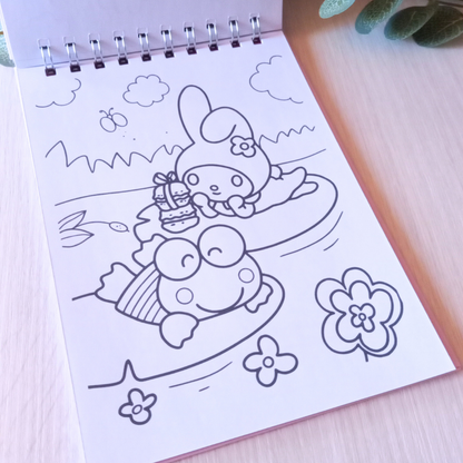 LIBRO PARA COLOREAR SANRIO