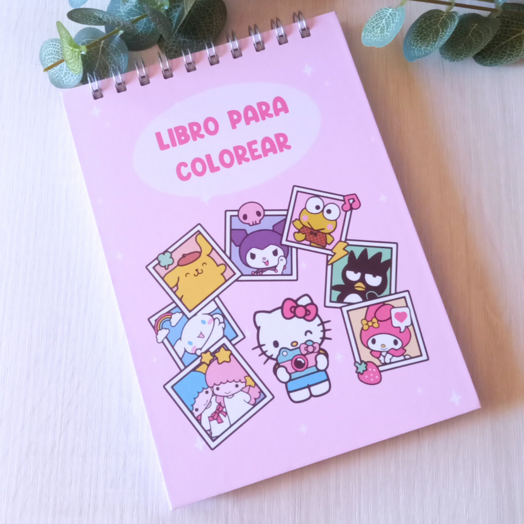LIBRO PARA COLOREAR SANRIO