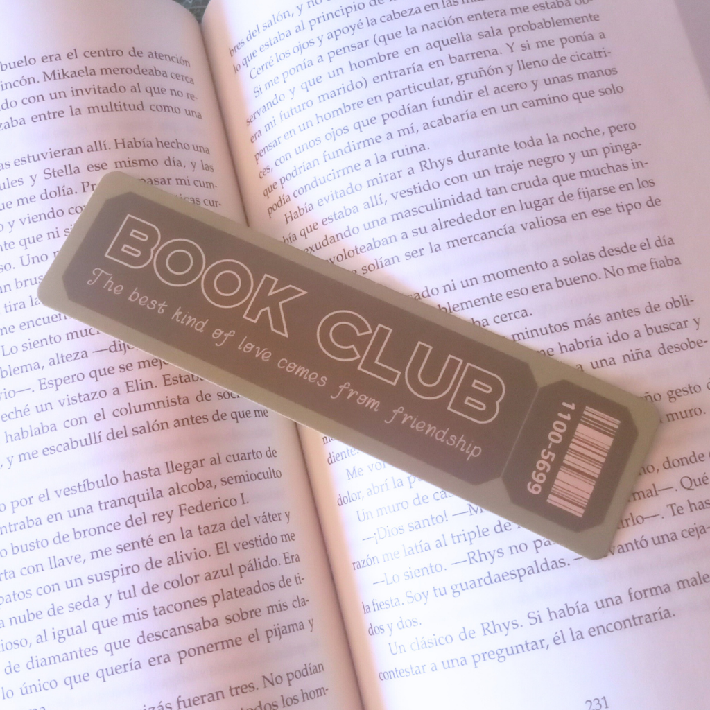 MARCAPÁGINAS TICKET BOOK CLUB