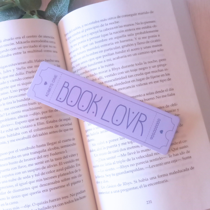 MARCAPÁGINAS TICKET BOOK CLUB