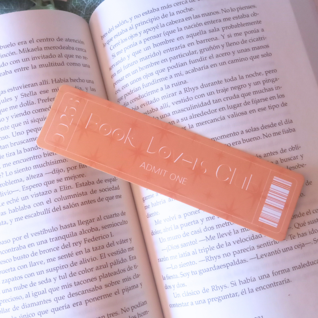 MARCAPÁGINAS TICKET BOOK CLUB