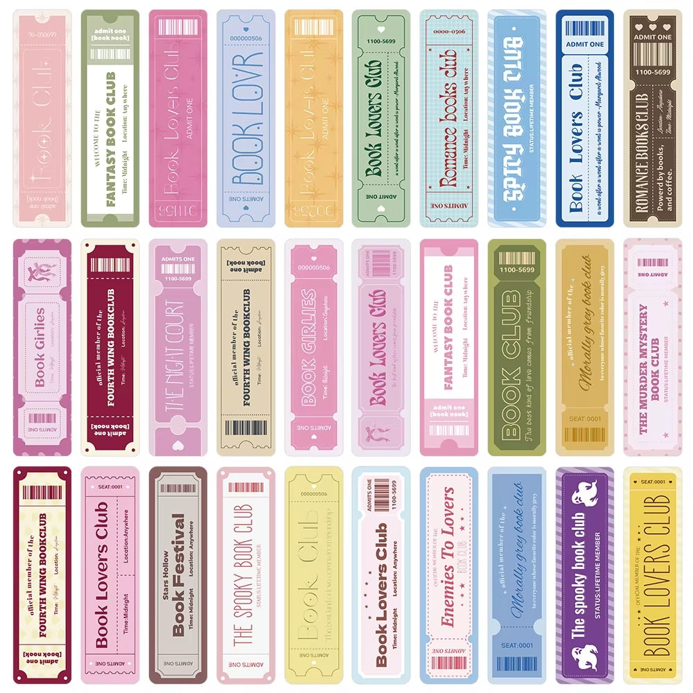 MARCAPÁGINAS TICKET BOOK CLUB
