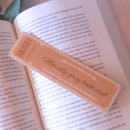 MARCAPÁGINAS TICKET BOOK CLUB