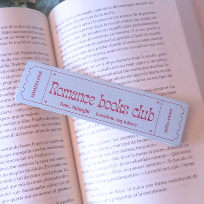 MARCAPÁGINAS TICKET BOOK CLUB