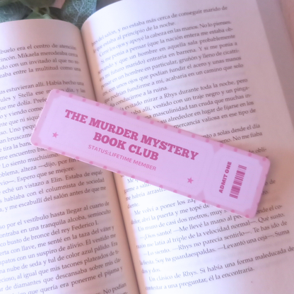 MARCAPÁGINAS TICKET BOOK CLUB