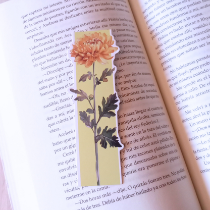 MARCAPÁGINAS FLORES