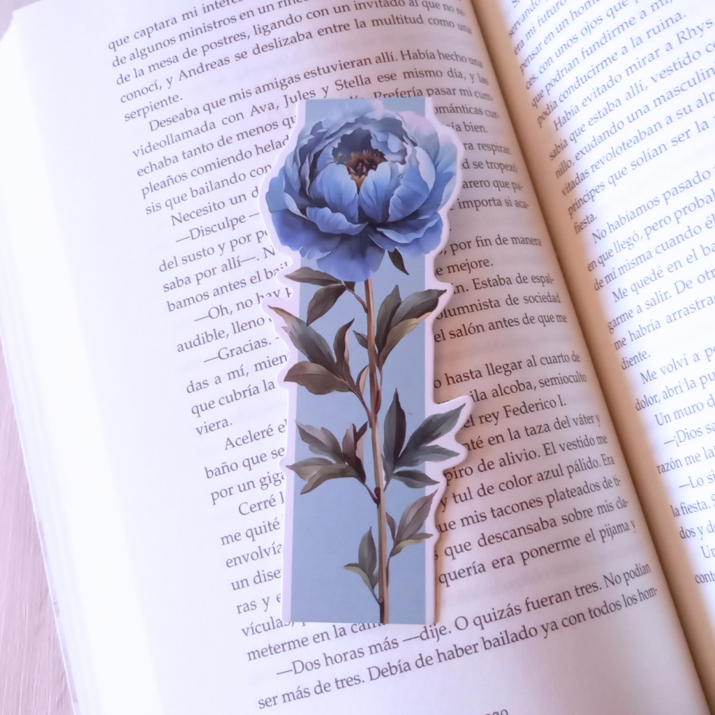 MARCAPÁGINAS FLORES