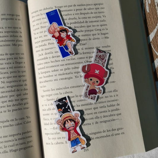 MARCAPÁGINAS ONE PIECE