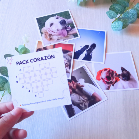 PACK FOTOS CORAZÓN