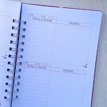 PLANNER DOCENTE FLORAL