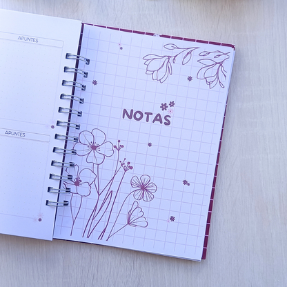PLANNER DOCENTE FLORAL