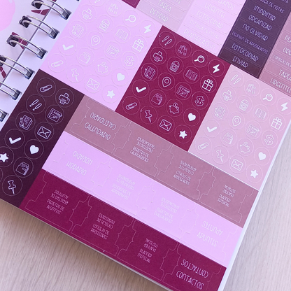 PLANNER DOCENTE FLORAL