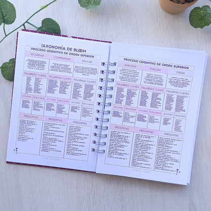 PLANNER DOCENTE FLORAL