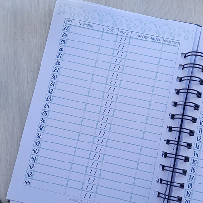 PLANNER DOCENTE VERDE PIZARRA