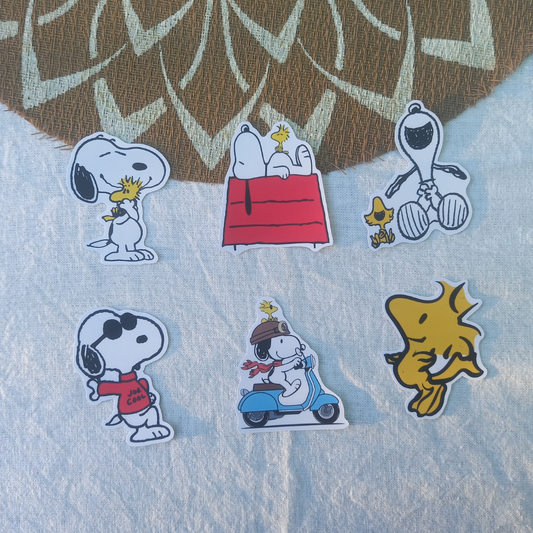 SET STICKERS SNOOPY