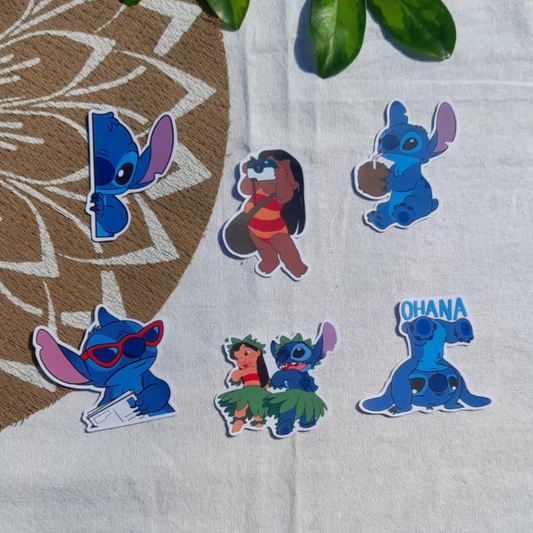 SET STICKERS STITCH
