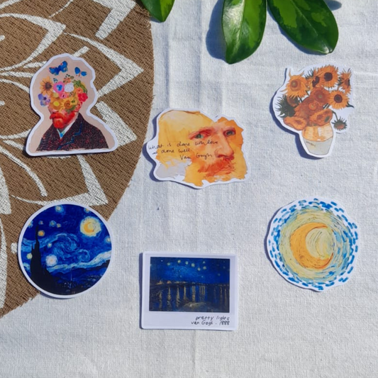 SET STICKERS VAN GOGH